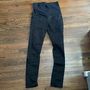 Maternity true black Uniqlo ultra stretch jeans